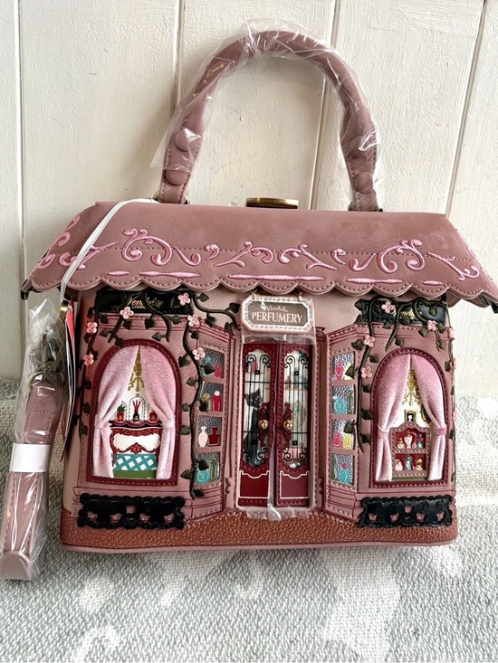 Vendula London Handbags - Vendula London Discontinued Perfumery Blush 2nd Edition Grab Bag Long Strap NWT